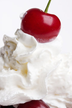 cherry on top of cream
