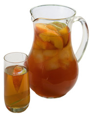 Peach ice tea