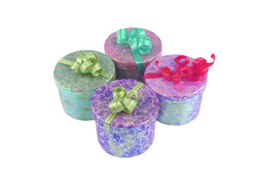 colorful present boxes