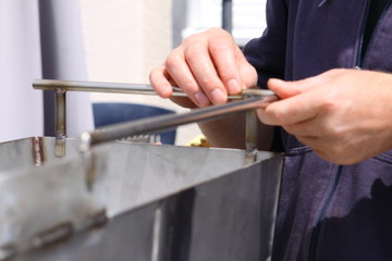 Naklejka premium metallbau,edelstahl