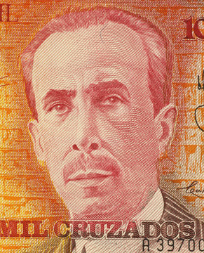 Carlos Chagas on 10000 Cruzados 1989 Banknote from Brazil