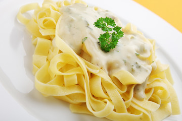 pasta with cheese sauce