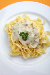pasta with cheese sauce