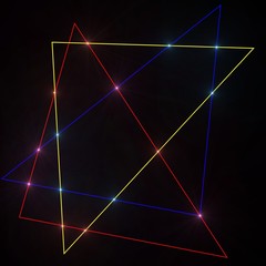 Obraz premium Anstrakcyjne trójkąty #2