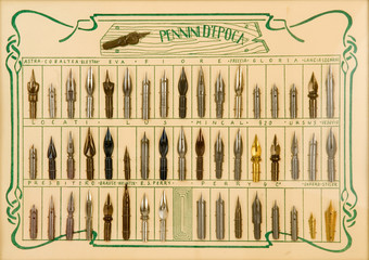 SALESMAN 'S SAMPLE OF PENS