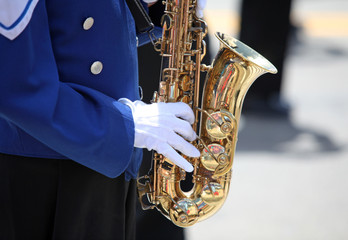 saxophone player