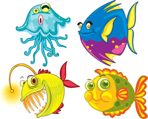 cartoon fish