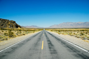 Fototapeta Straße durch das Death Valley obraz