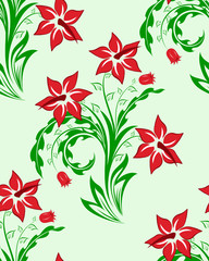 seamless floral background