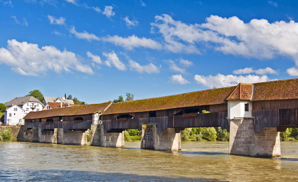Historische Holzbr&uuml;cke Bad S&auml;ckingen