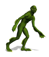 Lurking Swamp Creature © AlienCat