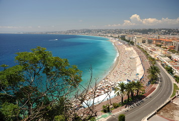 Fototapeta na wymiar Nice Promenade des Anglais