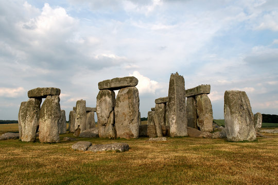 The prehistoric monument Stonehenge in the Wiltshire county