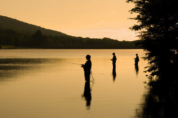 Fishermen at Sunrise