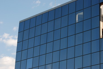 façade de verre