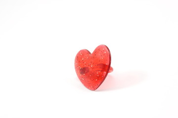 Heart shaped ring