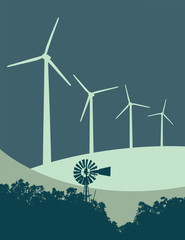 Windmill and Wind Turbines