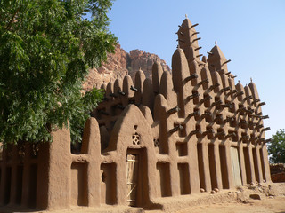 mosquée de terre au mali