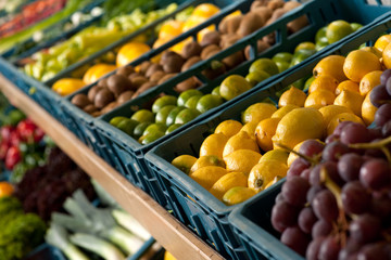 Shopping series - Boxes with fruits