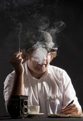 Smoking Photojournalist