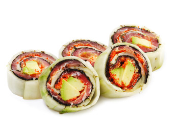 Japanese Cuisine - Salmon Rolls