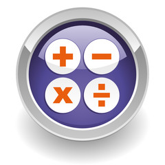 Fototapeta premium Calculator button