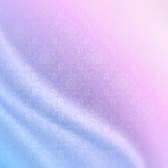 blue pink silk - obrazy, fototapety, plakaty