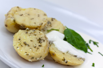 Pellkartoffel-Quark - salat