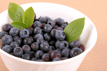 Heidelbeeren in einer Schüssel