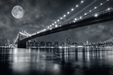 Fototapeta na wymiar Brooklyn Bridge