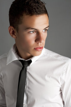 Young Smartly Dressed Male Model