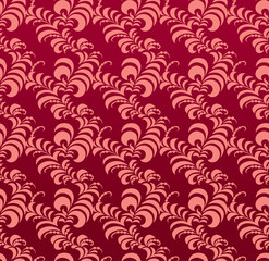 Seamless floral ornament