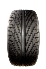 Tire isolated over white background