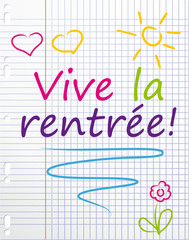 Vive la rentrée!