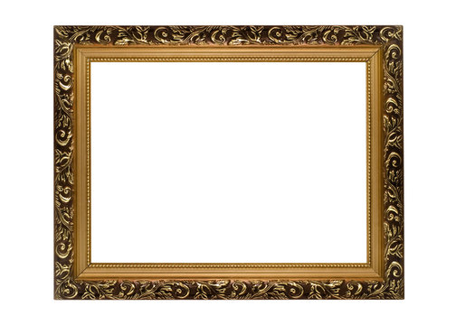 Horizontal golden Frame for picture or portrait