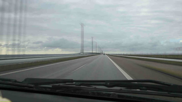 Fahrt über die Öresundbrücke