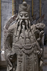 traditional thai statue at grand palace