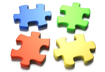 Fototapeta premium Puzzle Gathering