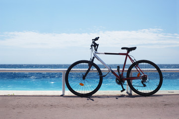 bicycle on a beach