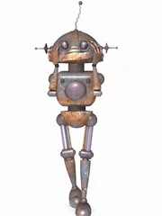Deurstickers Toon Robot © Andreas Meyer