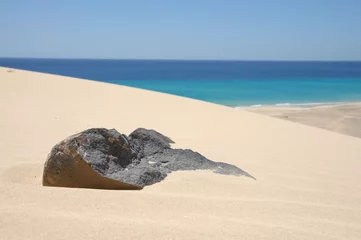 Poster Sand of dune on Canary Island Fuerteventura, Spain © philipus