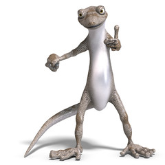 funny toon gecko