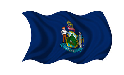 Maine Flag (Augusta)