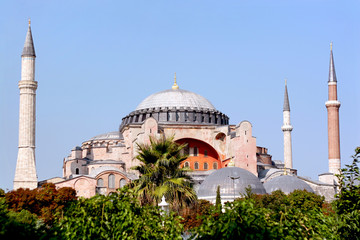 Fototapeta na wymiar Ayasofya Muzeum w Stambule
