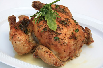 Hähnchen aus dem Backofen
