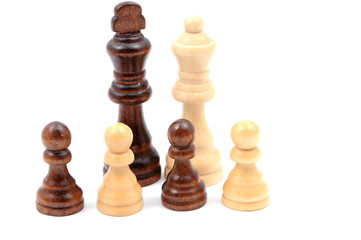 Family value. Concept based on chess