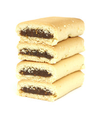 Stack of fig bars