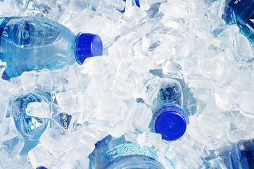 Water Bottles in Ice