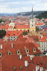 Fototapeta na wymiar Houses in Prague