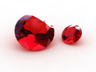 Pair of beautiful garnets